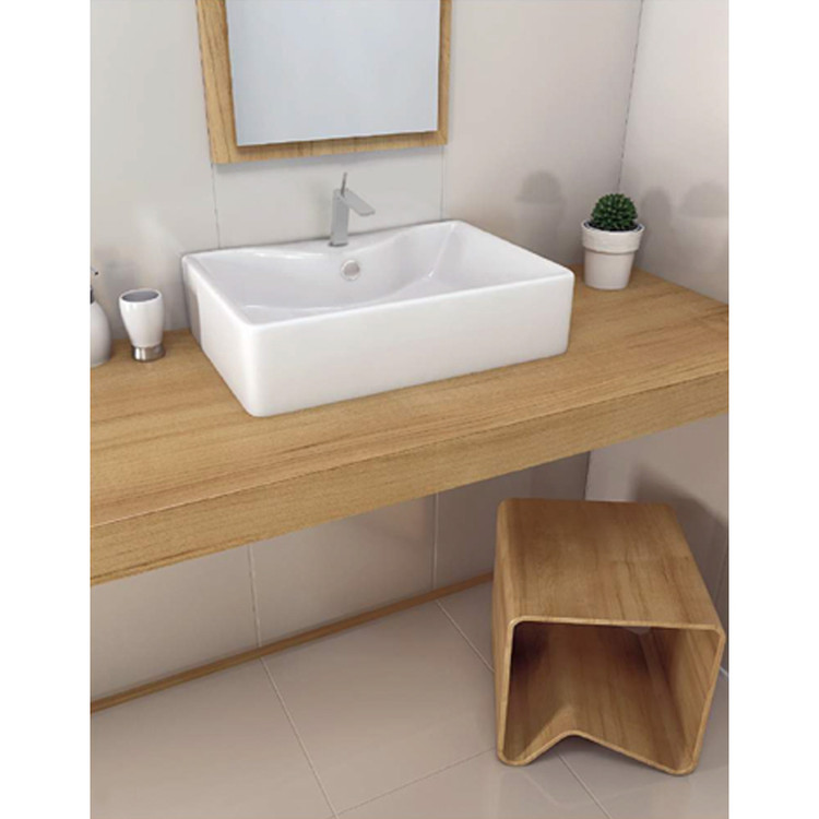کابینت روشویی مدل 50 سفید طوسی