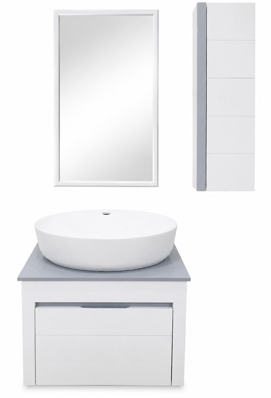روشویی کابینتی صفحه طوسی 60در40 فول ست
